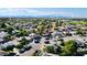 Aerial view showing home's location and proximity to the Las Vegas Strip at 3950 Ventura Way, Las Vegas, NV 89121