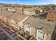 Aerial view showing multiple townhouses at 4039 Halfmoon Bay Dr, Las Vegas, NV 89115