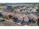 Aerial view of houses in a residential neighborhood at 4313 Beach Cliff Ave, North Las Vegas, NV 89031