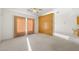 Living area with wood partition separating it from kitchen at 4313 Beach Cliff Ave, North Las Vegas, NV 89031