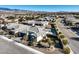 Aerial view of a luxury home community with mountain views at 4417 S Grand Cypress Way, Pahrump, NV 89061