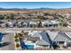 Aerial view showcasing a beautiful community with modern homes at 4417 S Grand Cypress Way, Pahrump, NV 89061