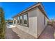 Clean lines and neutral color palette on this home's exterior at 4417 S Grand Cypress Way, Pahrump, NV 89061