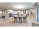 Modern kitchen with large island and stainless steel appliances at 4417 S Grand Cypress Way, Pahrump, NV 89061