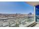 Balcony offering stunning city views at 4575 Dean Martin Dr # 1108, Las Vegas, NV 89103