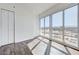 Spacious bedroom with hardwood floors and city views at 4575 Dean Martin Dr # 1108, Las Vegas, NV 89103