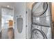 Convenient laundry room with stacked washer and dryer at 4575 Dean Martin Dr # 1108, Las Vegas, NV 89103