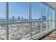 Panoramic city views visible from expansive windows at 4575 Dean Martin Dr # 1108, Las Vegas, NV 89103