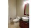 Elegant bathroom with dark wood vanity and white sink at 4575 Dean Martin Dr # 2001, Las Vegas, NV 89103