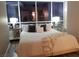 Main bedroom with floor-to-ceiling windows and city views at 4575 Dean Martin Dr # 2001, Las Vegas, NV 89103