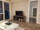 Living room with hardwood floors, large windows and city view at 4575 Dean Martin Dr # 2001, Las Vegas, NV 89103