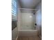 Clean bathroom with shower/tub combo and tile floor at 5728 Palma Del Sol Way, Las Vegas, NV 89130