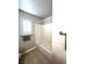 Clean bathroom with shower/tub combo and tile floor at 5728 Palma Del Sol Way, Las Vegas, NV 89130