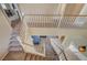 View of a staircase leading to the upper level of the home at 5892 Rothbury Ave, Las Vegas, NV 89141