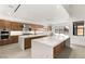 Spacious kitchen featuring a large island, stainless steel appliances, and ample cabinetry at 6385 Leeland Ct, Las Vegas, NV 89149