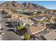 Aerial view of house and surrounding neighborhood at 6501 Grand Oaks Dr, Las Vegas, NV 89156