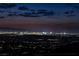 Breathtaking night view of the illuminated city skyline from a high vantage point at 665 Overlook Rim Dr, Henderson, NV 89012