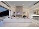 Stylish living room boasts modern decor and an open layout with an amazing view at 665 Overlook Rim Dr, Henderson, NV 89012