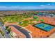 Tennis courts and park with playground, in a community setting at 7960 Brookside Falls Ct, Las Vegas, NV 89166