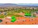 Community park with bocce ball courts and playground area at 7960 Brookside Falls Ct, Las Vegas, NV 89166