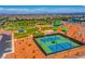 Tennis courts and park with playground, in a community setting at 7960 Brookside Falls Ct, Las Vegas, NV 89166