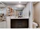 Double vanity bathroom with walk-in shower and toilet at 7960 Brookside Falls Ct, Las Vegas, NV 89166