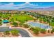 Community park with playground, basketball court, and shaded seating areas at 7960 Brookside Falls Ct, Las Vegas, NV 89166