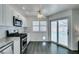 Bright kitchen with stainless steel appliances and granite counters at 8424 Oyster Dr, Las Vegas, NV 89128