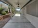 Covered patio with ceiling fan, extending from house at 866 Austin Peak Ct, Las Vegas, NV 89110