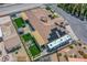 Aerial view of house, backyard, and RV at 8965 S Tenaya Way, Las Vegas, NV 89113