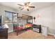 bedroom with bunk beds and ample closet space at 9124 Ironstone Ave, Las Vegas, NV 89143