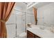 Bathroom boasts shower, toilet and vanity at 9221 Black Lake Pl, Las Vegas, NV 89178