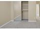 Spacious bedroom closet with mirrored sliding doors and shelving at 9221 Black Lake Pl, Las Vegas, NV 89178