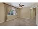 Bright dining room with tile floor and window coverings at 9221 Black Lake Pl, Las Vegas, NV 89178