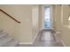 Tile entryway with staircase and door to the outside at 9221 Black Lake Pl, Las Vegas, NV 89178