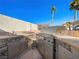 Stainless steel outdoor kitchen with built-in grill and sink at 9307 Bondeno St, Las Vegas, NV 89123