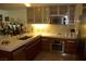 Contemporary kitchen, featuring stainless steel appliances and an island at , Las Vegas, NV 89158