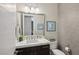 Modern bathroom with a stylish vanity and updated fixtures at 103 San Martino Pl, Henderson, NV 89011
