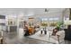 Bright, open living room with hardwood floors and plenty of natural light at 10300 Bent Brook Pl, Las Vegas, NV 89134