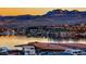 Lakefront property with luxury homes and mountain views at 116 Stone Mesa Ct, Henderson, NV 89011