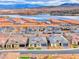 Aerial view of luxury homes with lake access at 116 Stone Mesa Ct, Henderson, NV 89011