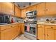 Well-equipped kitchen featuring stainless steel appliances at 1500 Jenny Linn Dr # 1500, Henderson, NV 89014