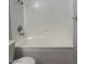 Clean bathroom featuring a bathtub and shower at 2112 Venus Ave # A, North Las Vegas, NV 89030