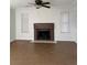 Living room with fireplace and tile flooring at 2112 Venus Ave # A, North Las Vegas, NV 89030