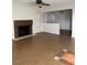 Living room with fireplace and tile flooring at 2112 Venus Ave # A, North Las Vegas, NV 89030