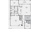 Floorplan featuring an open concept with gathering room and gathering room and 2-bay garage at 4540 S Pienza Ct, Pahrump, NV 89061