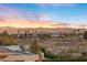 Spectacular panoramic view of the city skyline from the backyard at 9605 Verlaine Ct, Las Vegas, NV 89145