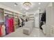 Spacious Primary closet with ample shelving and hanging space at 9605 Verlaine Ct, Las Vegas, NV 89145