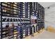 Impressive wine cellar boasting an array of red and white wines at 9605 Verlaine Ct, Las Vegas, NV 89145