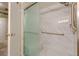 Bathroom with walk-in shower and grab bars at 205 E Harmon Ave # 609, Las Vegas, NV 89169